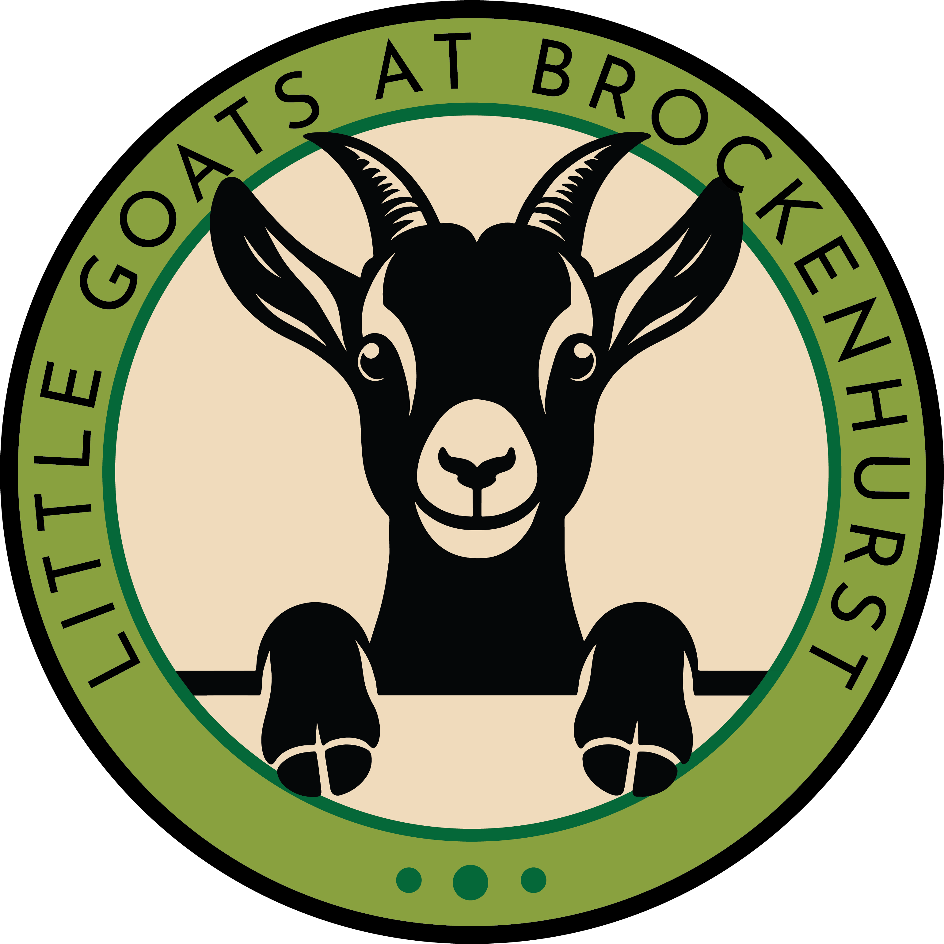 Little Goats at Brockenhurst logo with icon of a goat
